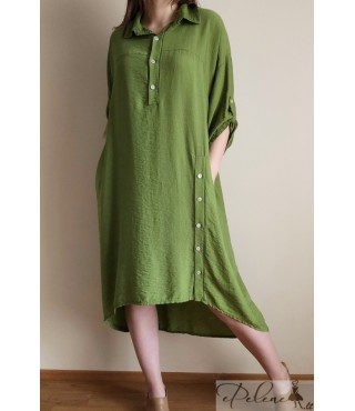 Nauja vasarinė suknelė - tunika su kišenėmis